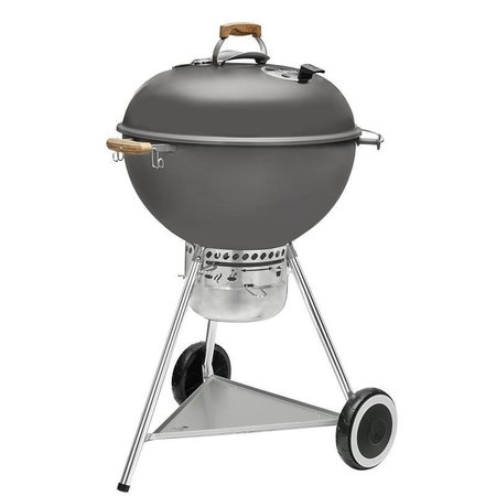 WEBER 70th Anniversary Series Kettle Charcoal Grill, 363 sqin Primary Cooking Surface, Hollywood Gray 19521001